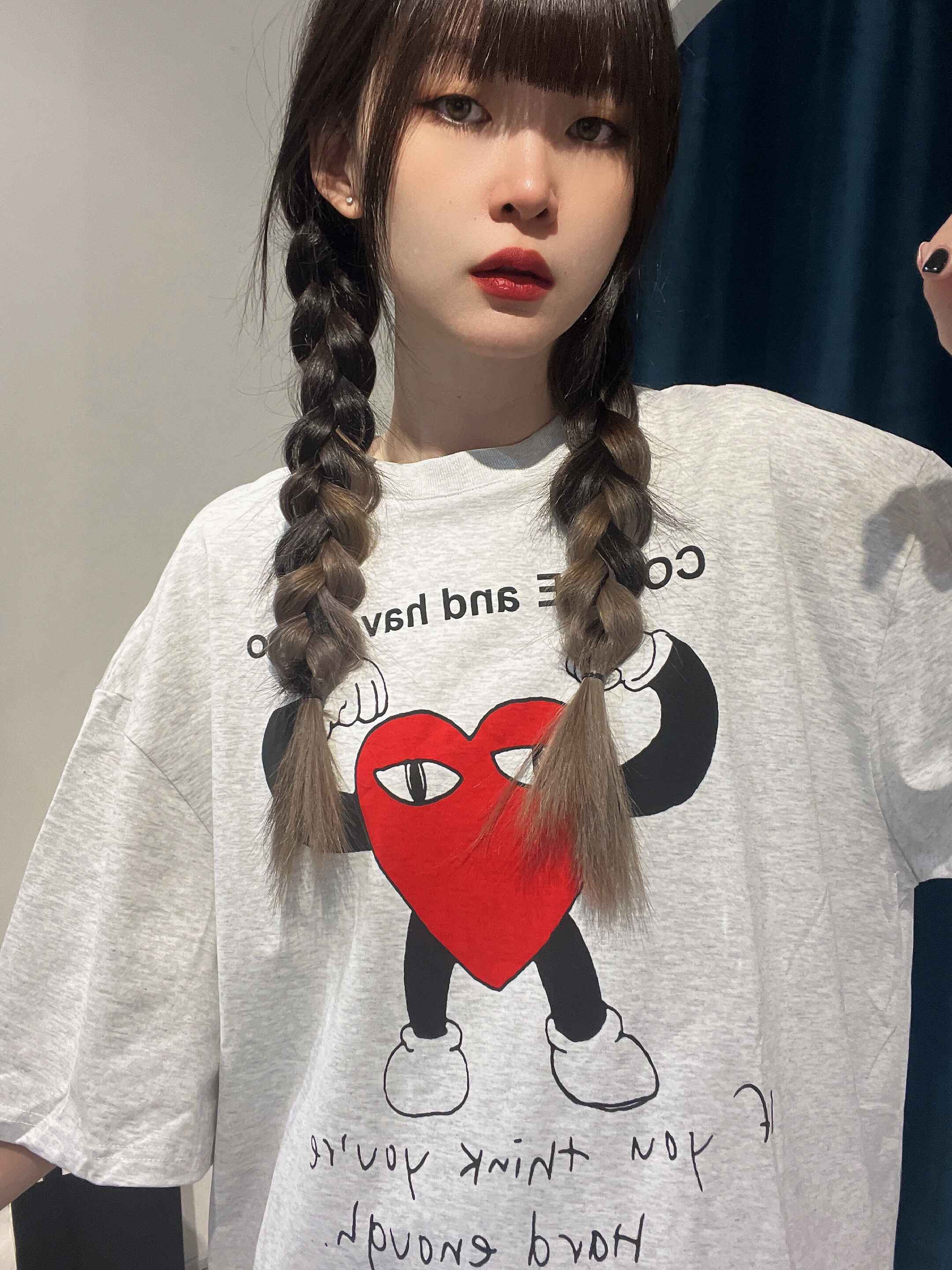 Ninestudio.9 | 爱心Oversize Tee 