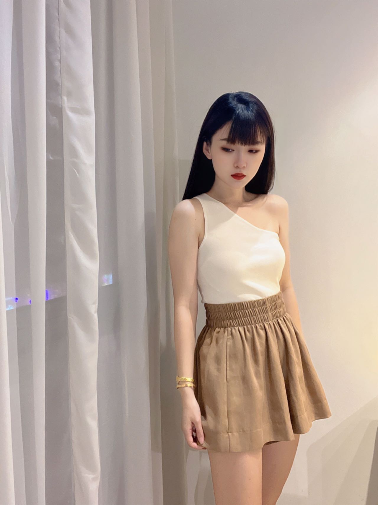 不规则单肩上衣  | Ninestudio.9