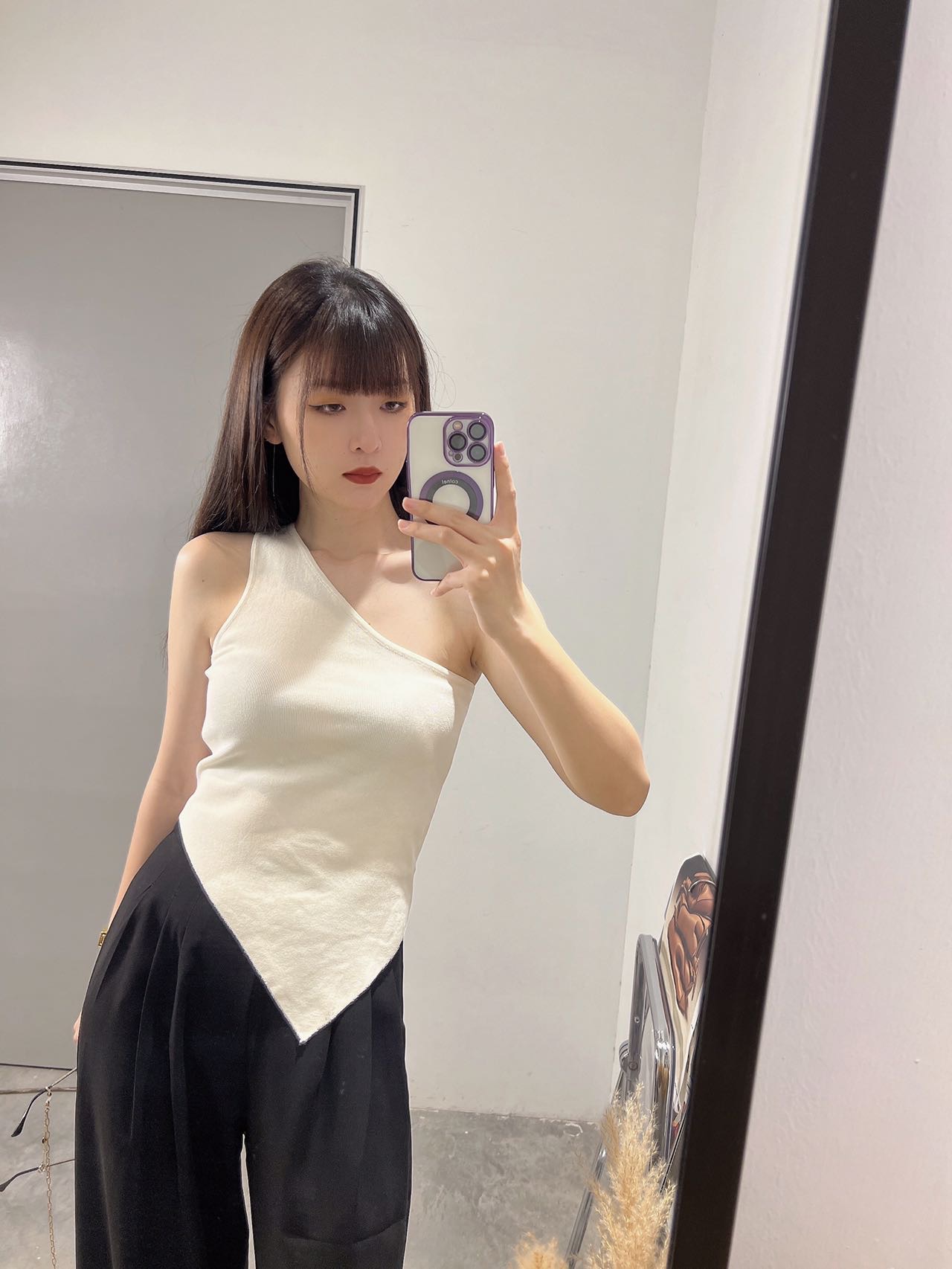 不规则单肩上衣  | Ninestudio.9