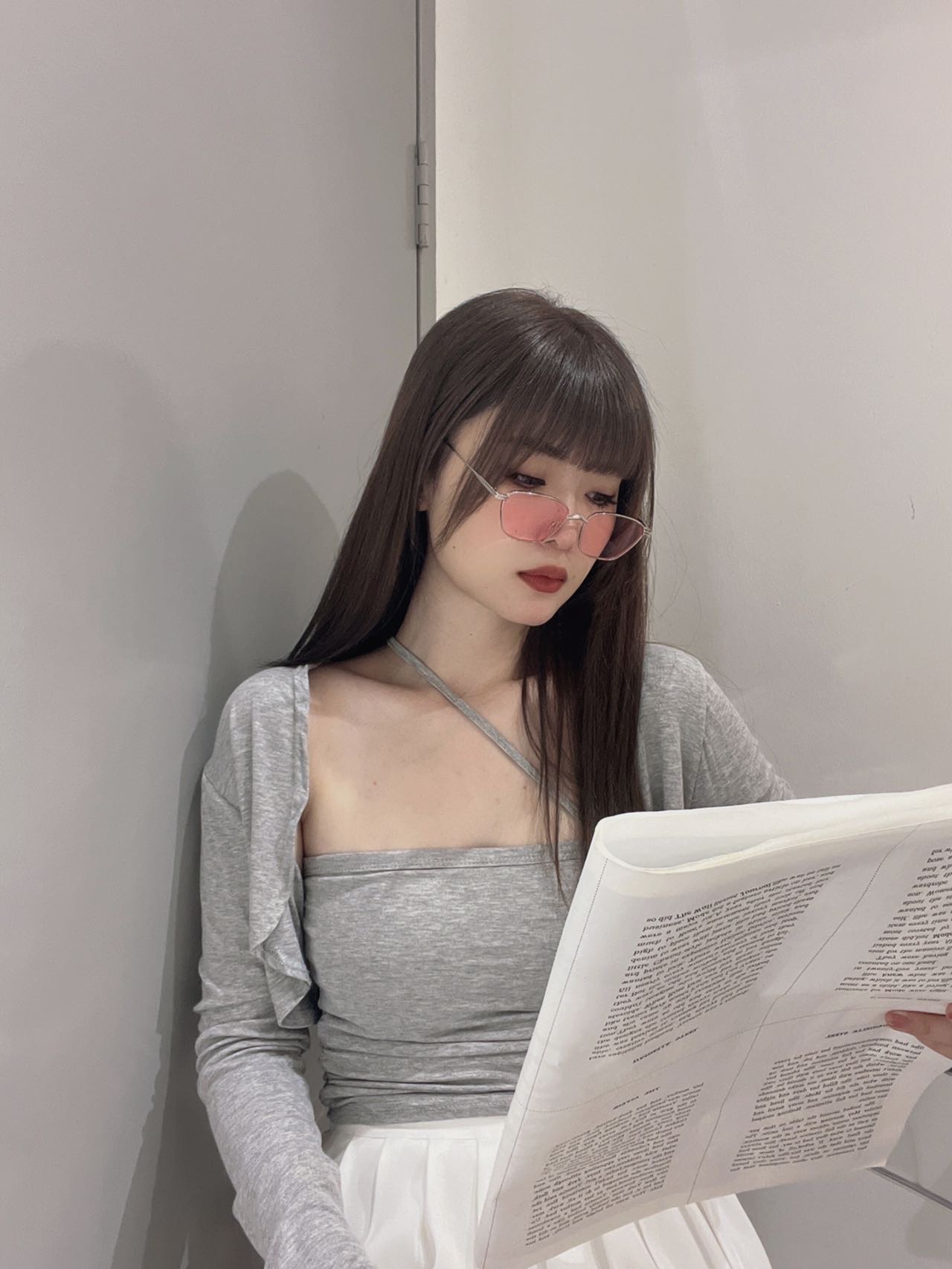 两件式挂脖上衣 | Ninestudio.9