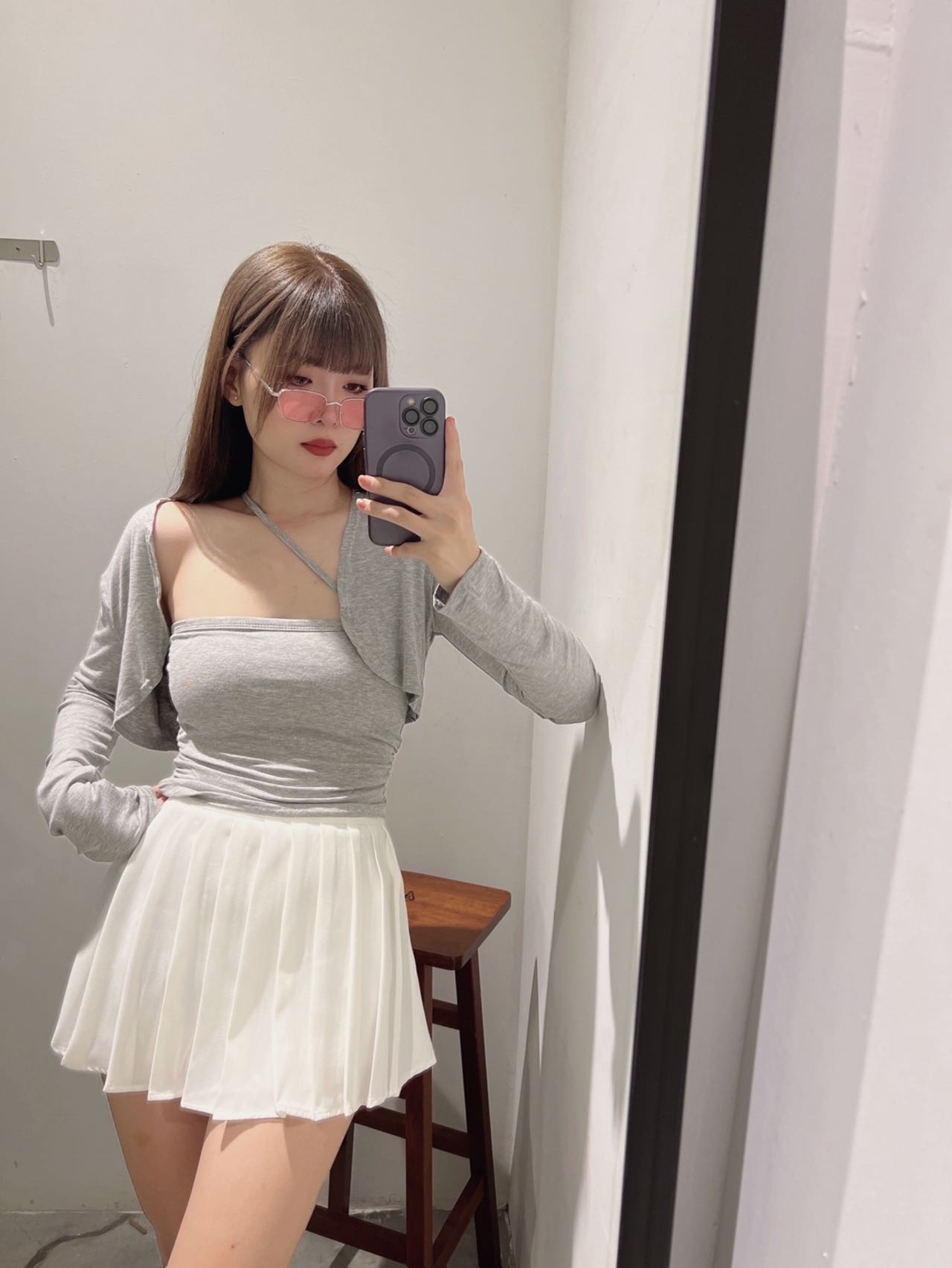 两件式挂脖上衣 | Ninestudio.9