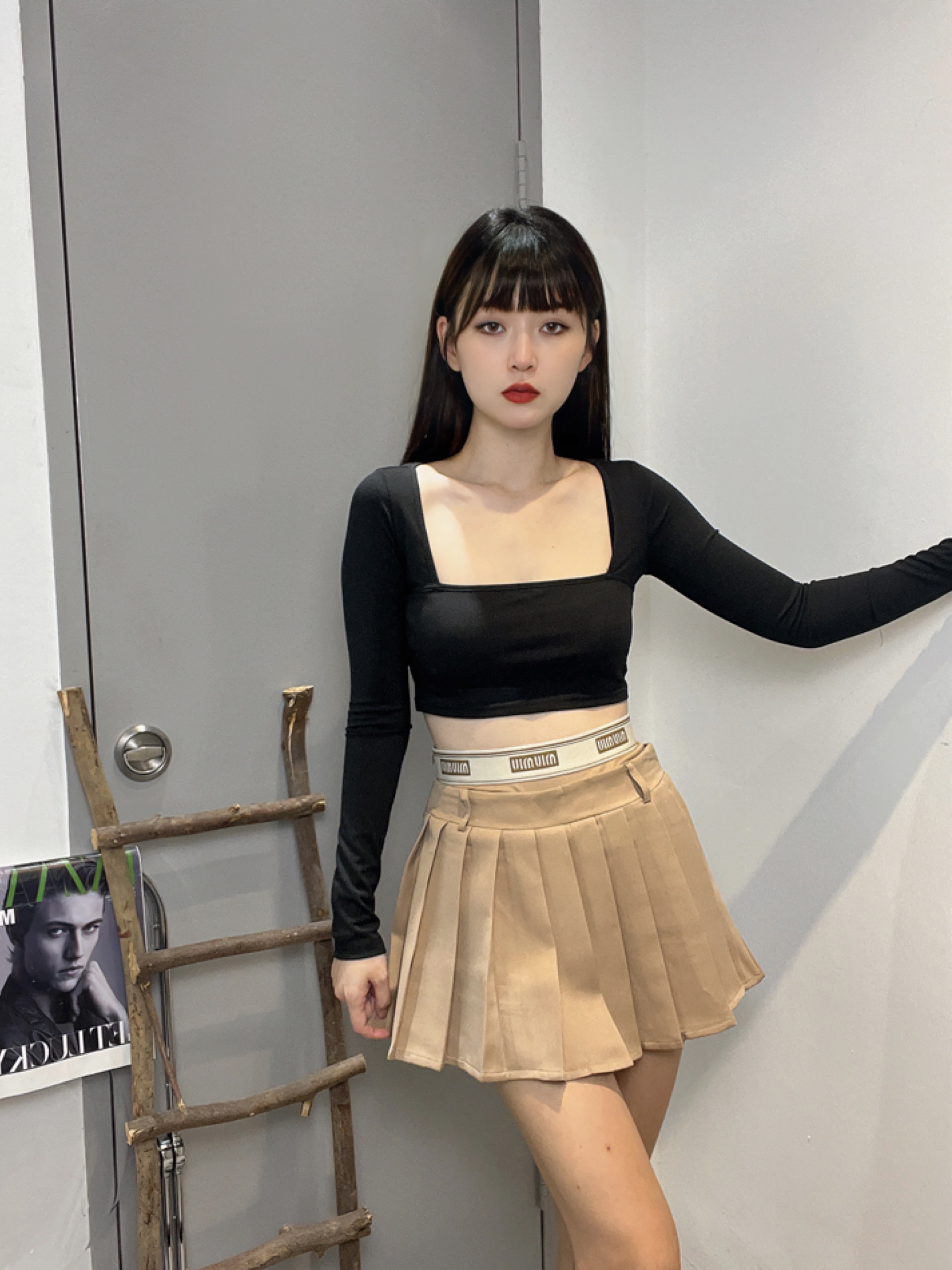 甜酷百褶裙 | Ninestudio.9