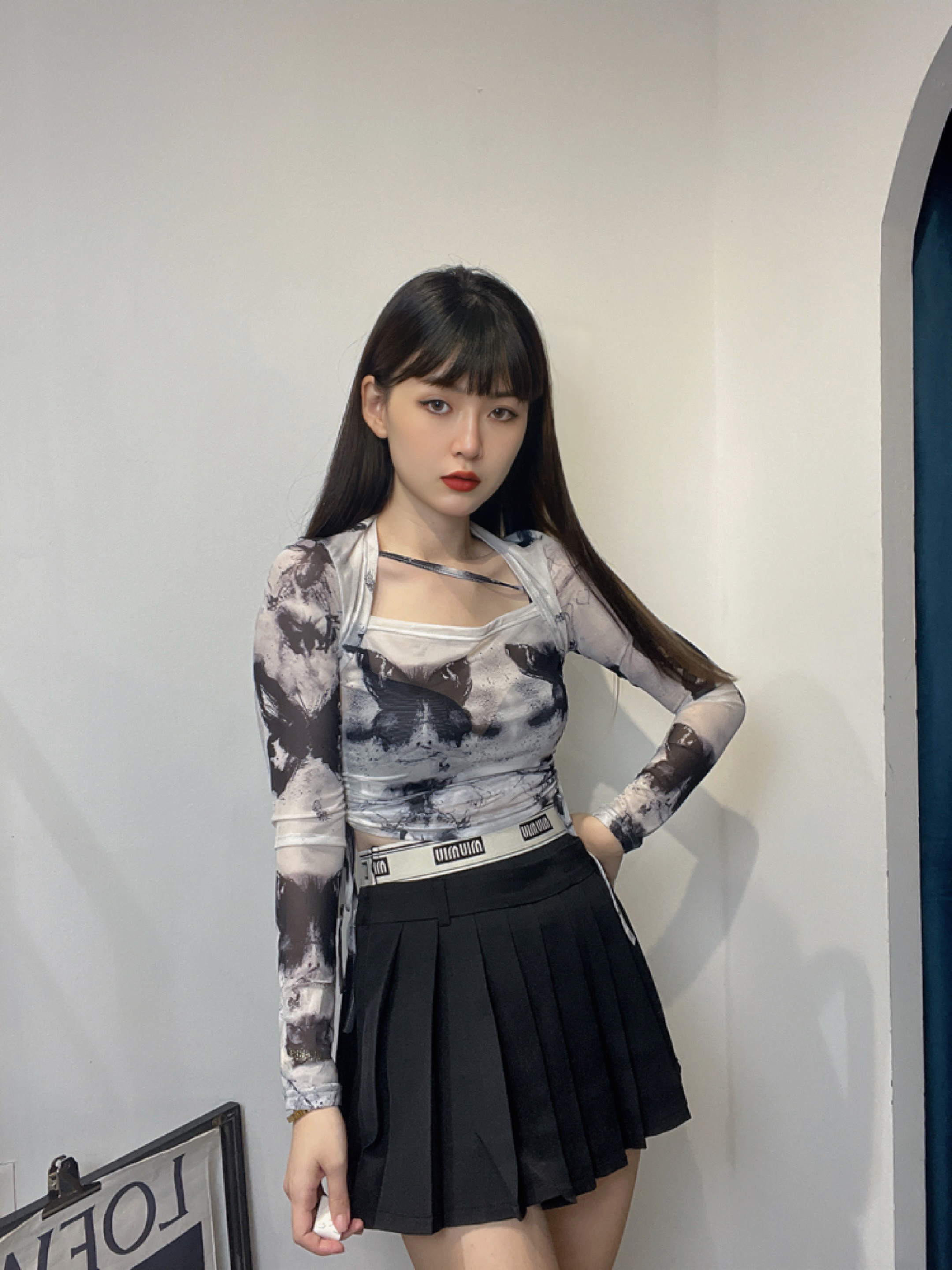 甜酷百褶裙 | Ninestudio.9