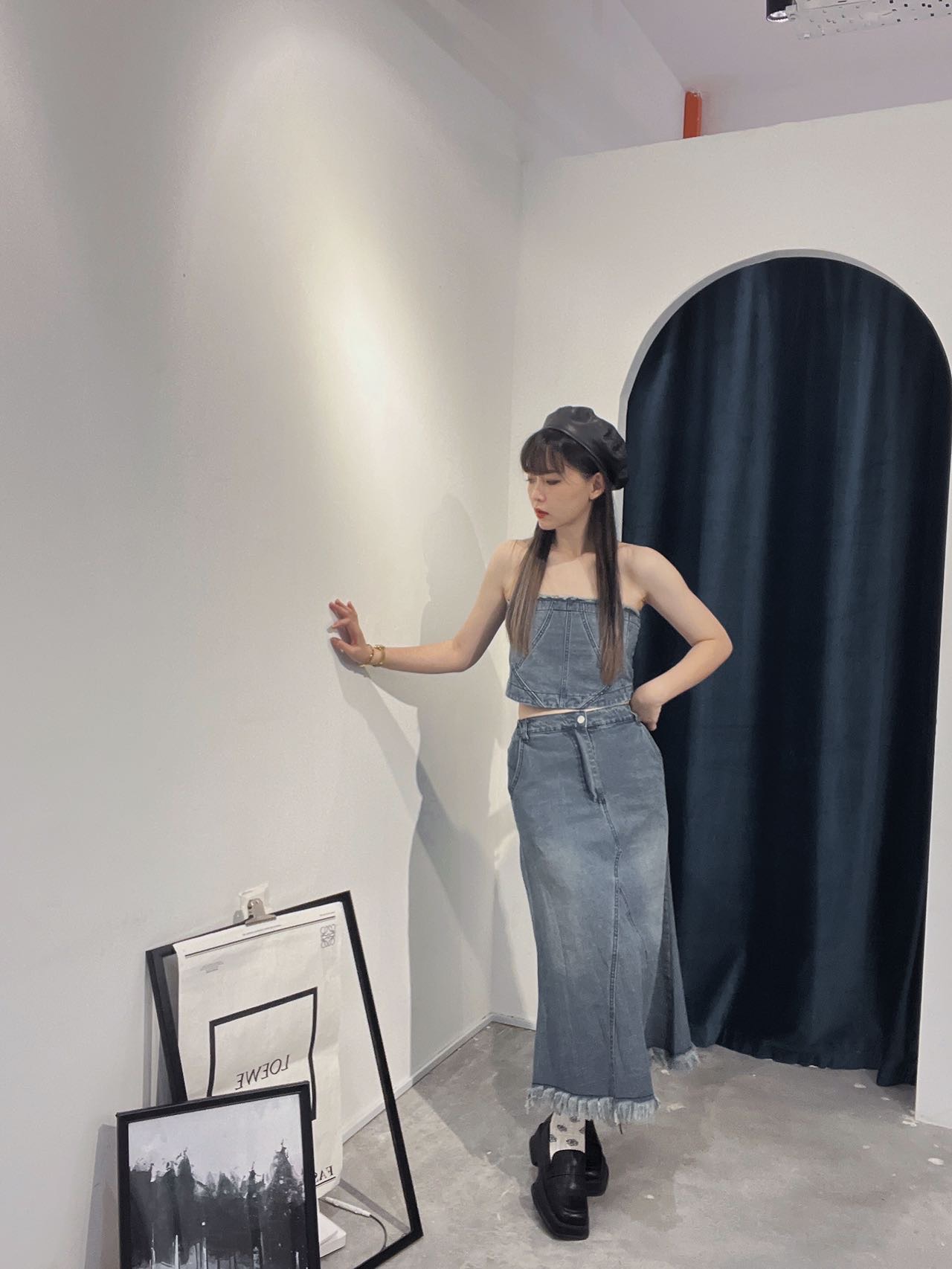 Ninestudio.9 | 牛仔半身裙