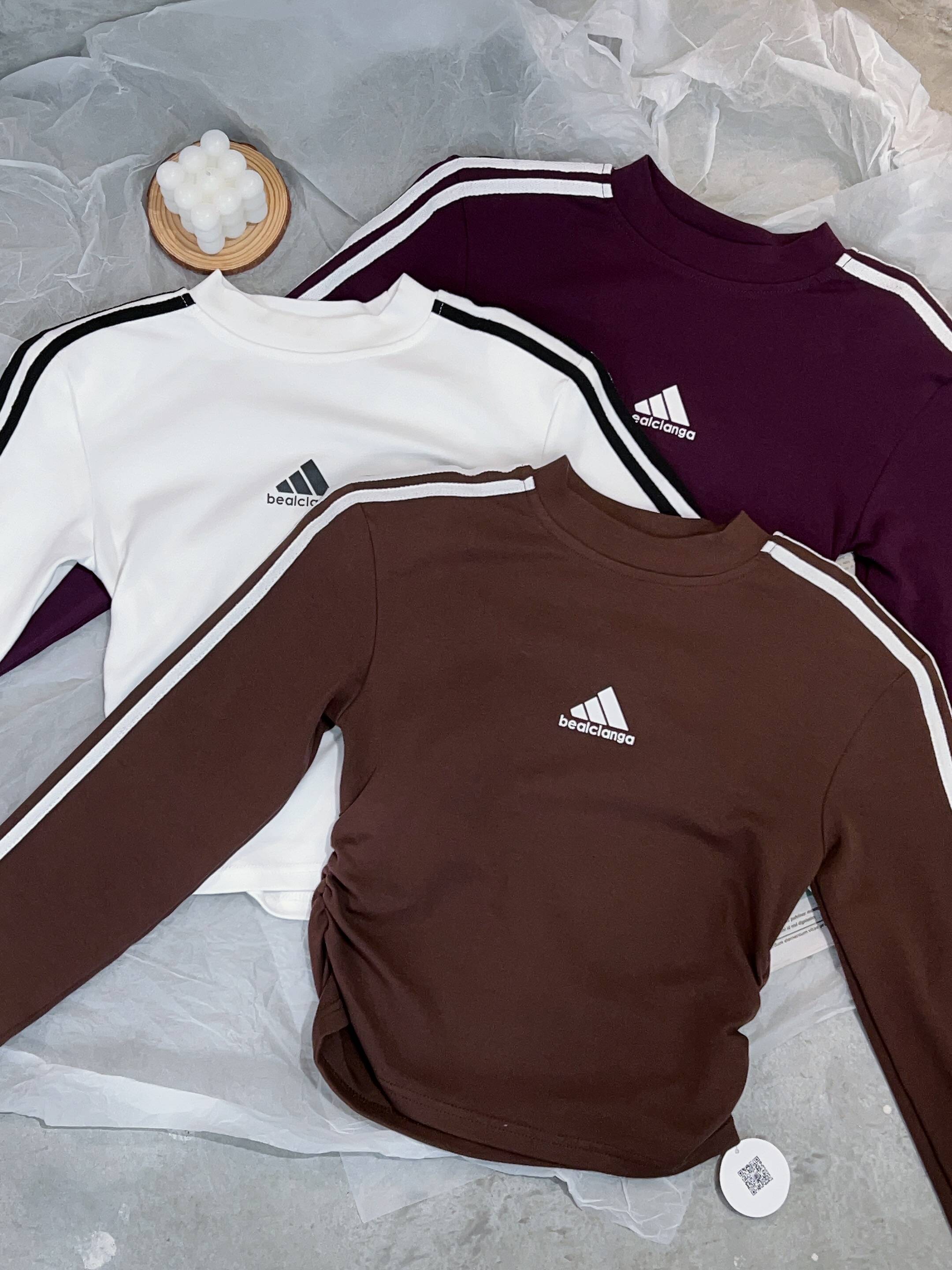 Ninestudio.9 | 线条拉边长袖Tee