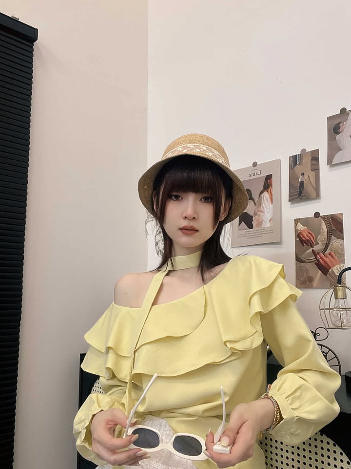 甜美系荷叶边上衣 | Ninestudio.9