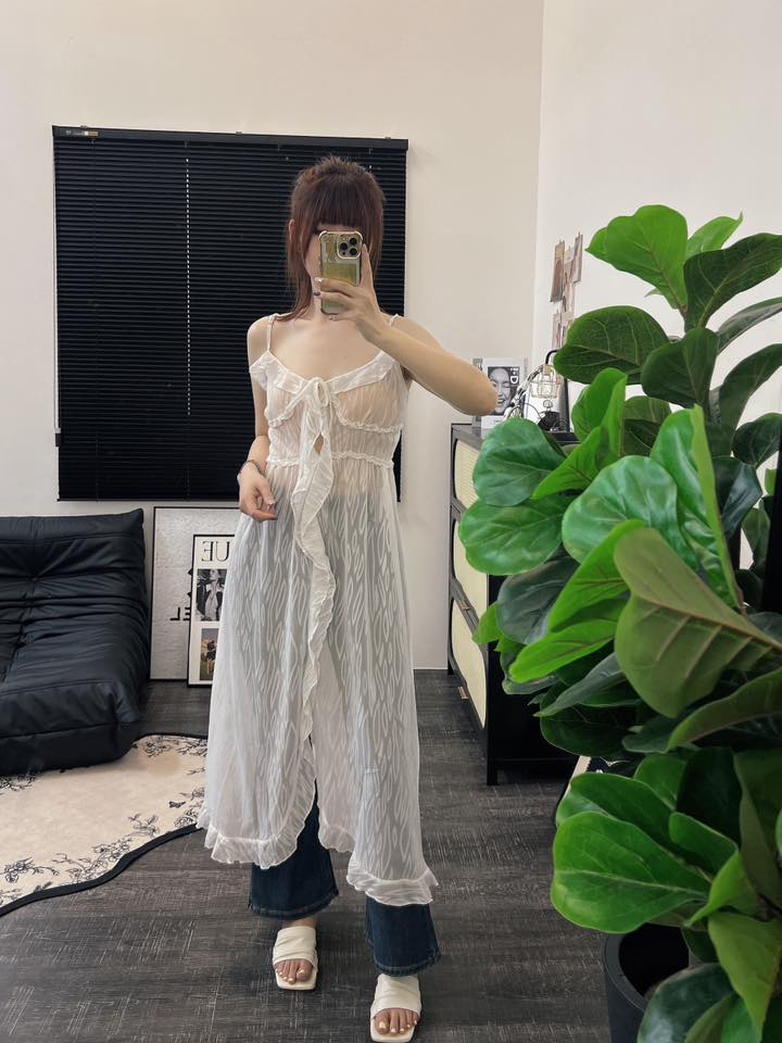 Ninestudio.9 | 吊带镂空外套