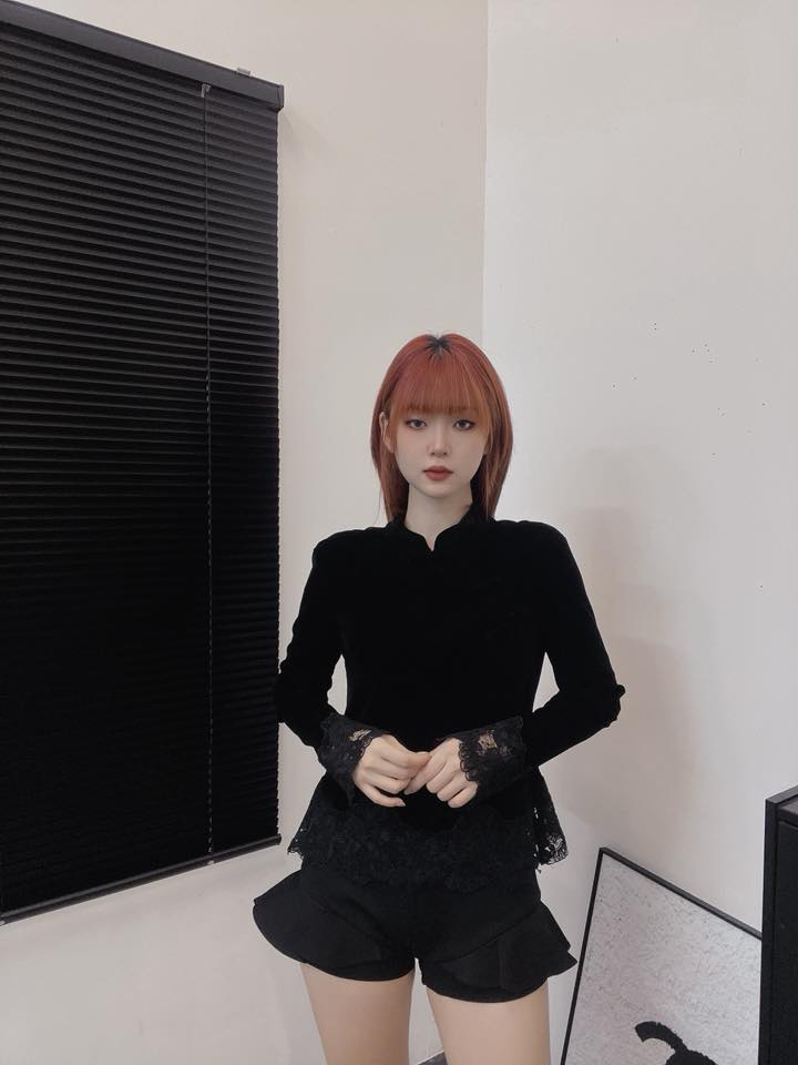 中式蕾丝拼接丝绒衬衣 | Ninestudio.9