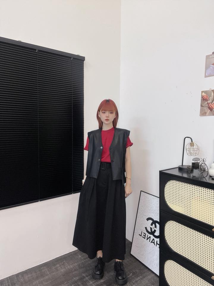 口袋设计短版马甲 | Ninestudio.9