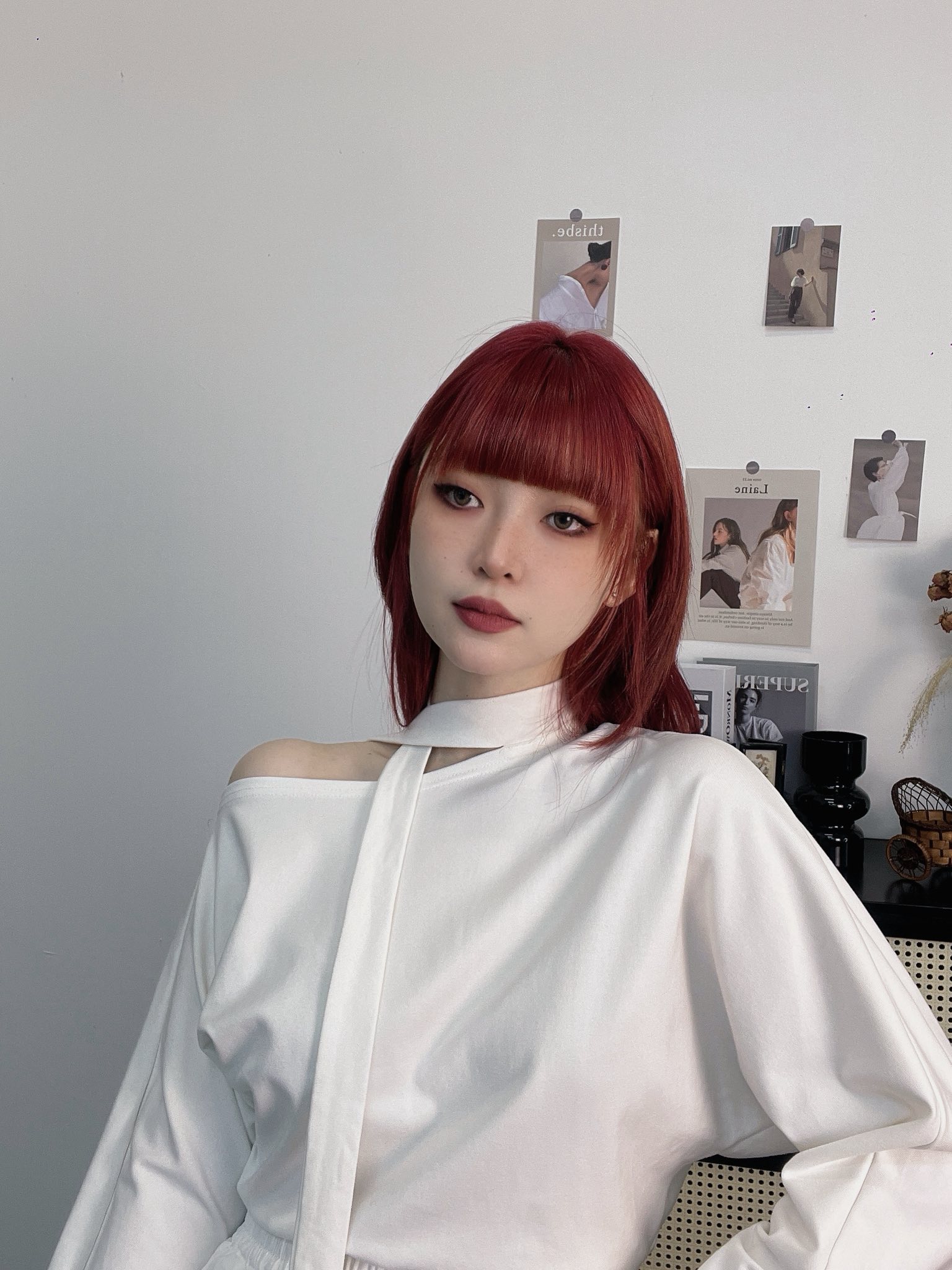 斜肩长袖挂脖绳 | Ninestudio.9