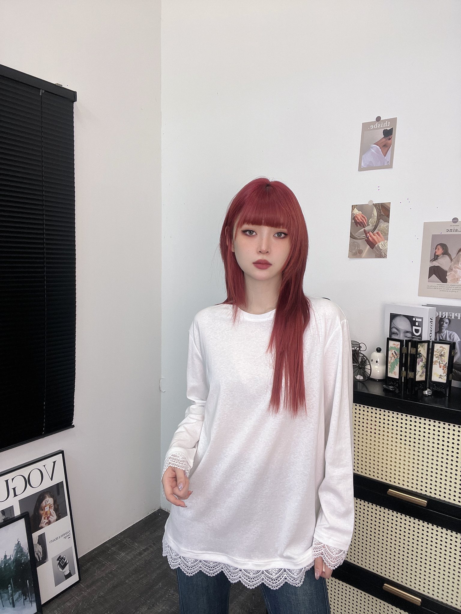 花边设计长袖衣 | Ninestudio.9