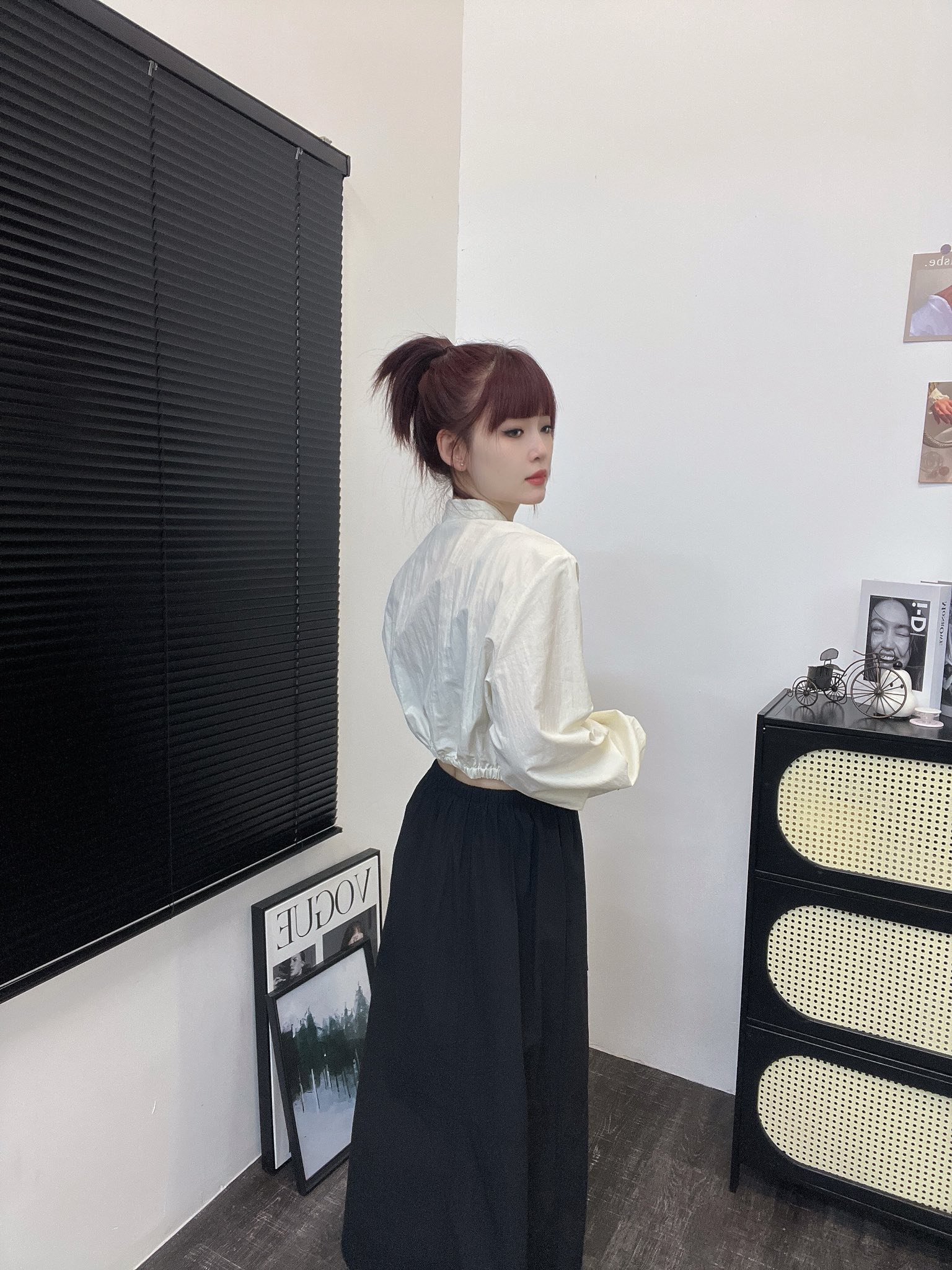 木耳边拉链外套 | Ninestudio.9