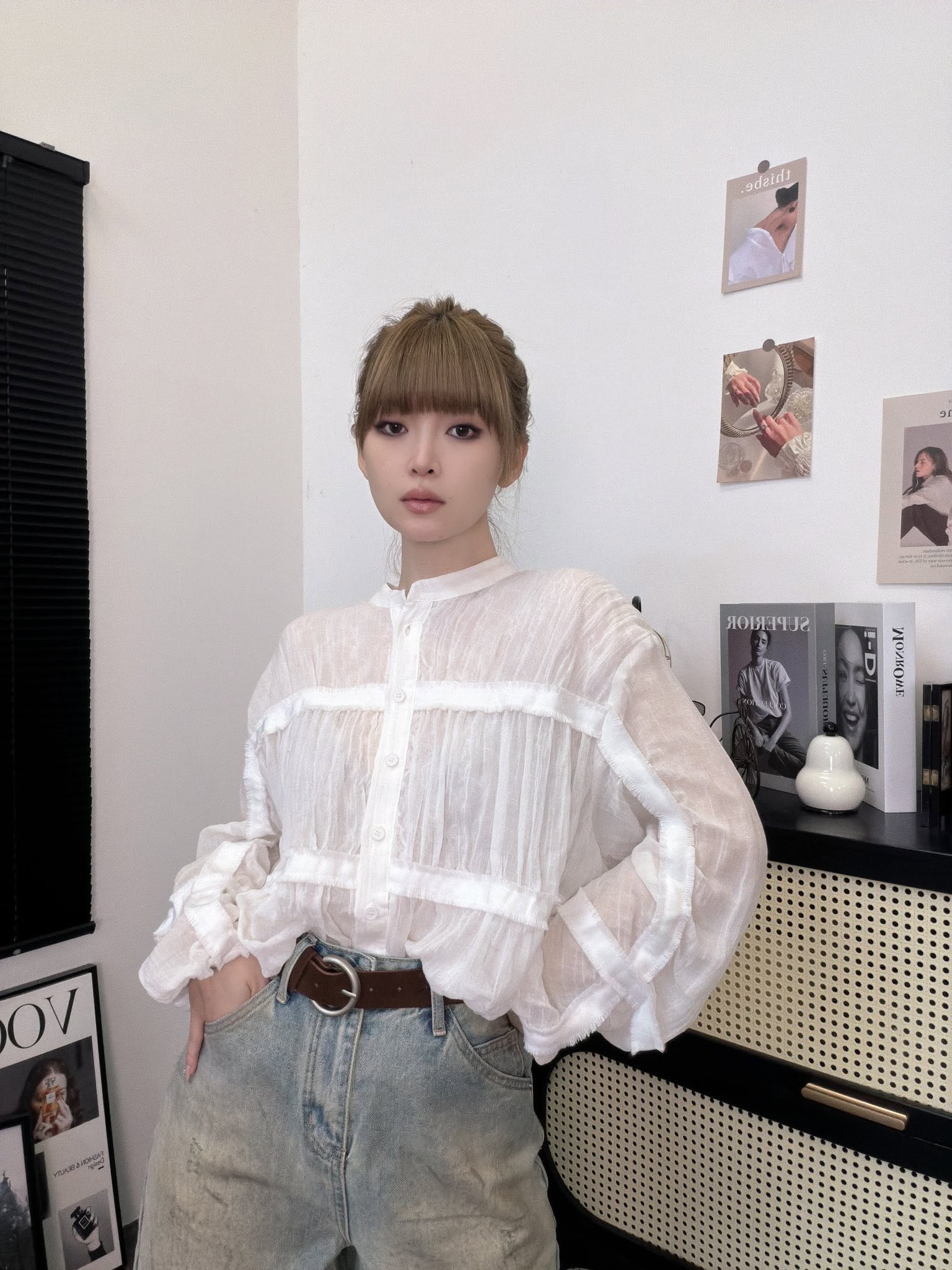 棉麻衬衫外套 | Ninestudio.9