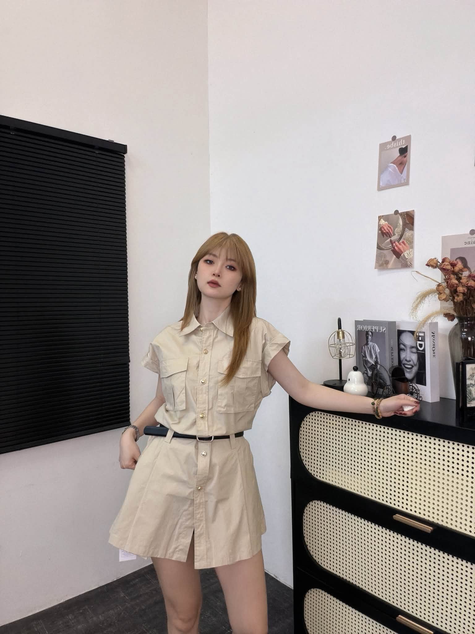 Ninestudio.9 | 大口袋工装连衣裙
